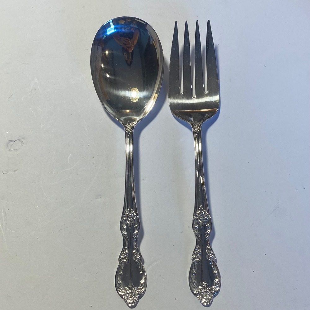 Wm Rogers Mfg Co Grand Elegance Serving Set Silver EXCELLENT April Silverplate